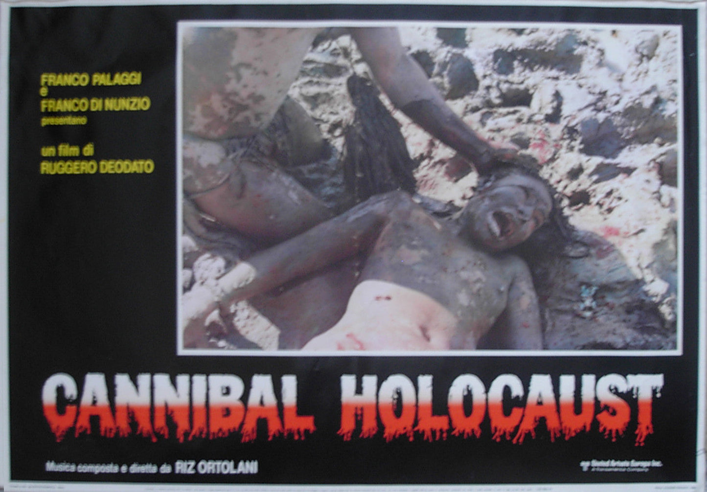 CANNIBAL HOLOCAUST - Italian photobusta poster v1