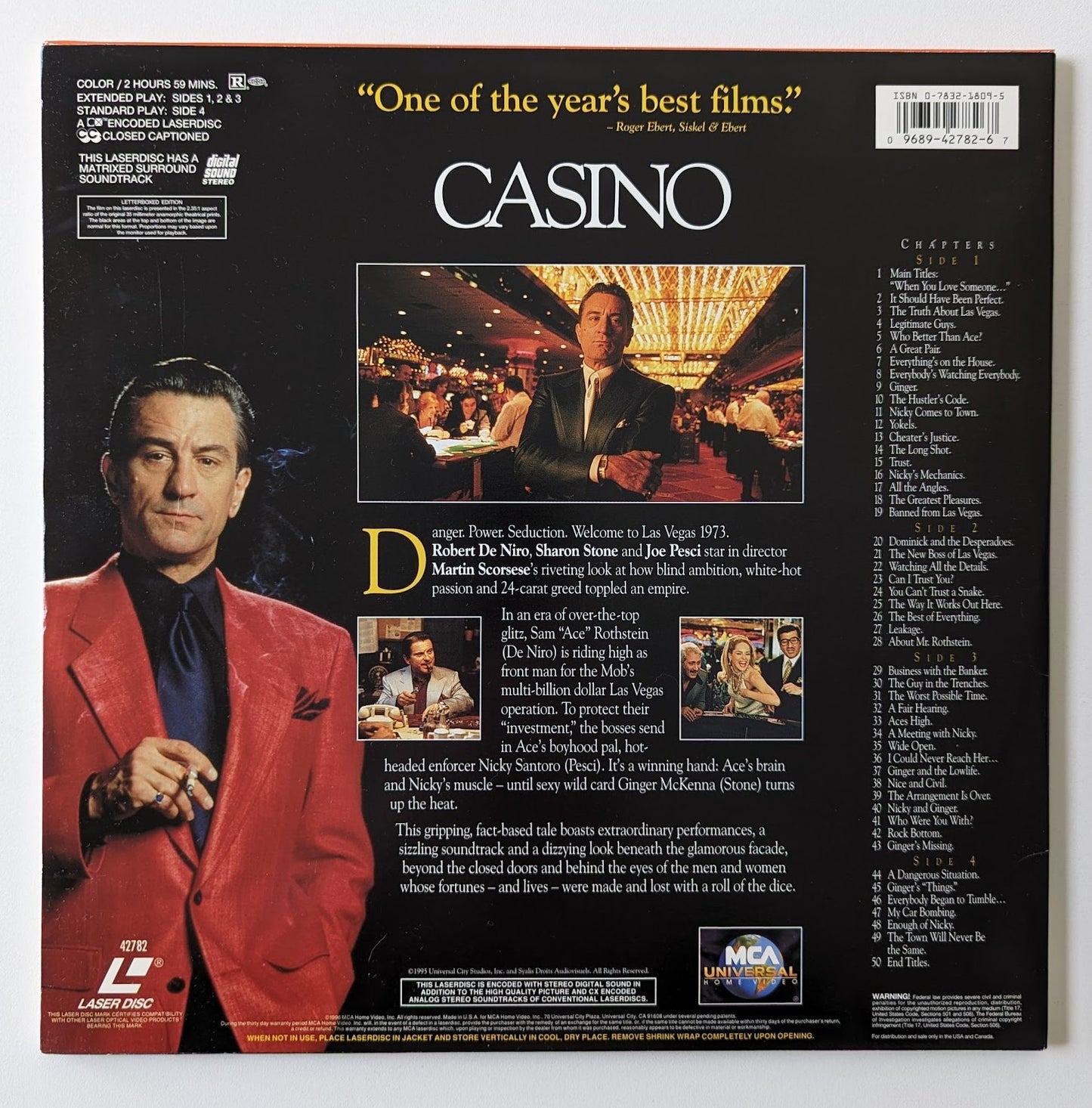 Casino (1995) North American Laserdisc