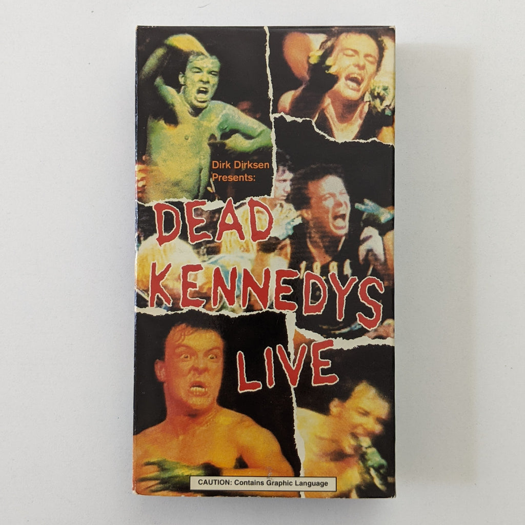 Dead Kennedys Live (1984) Music VHS — product photograph