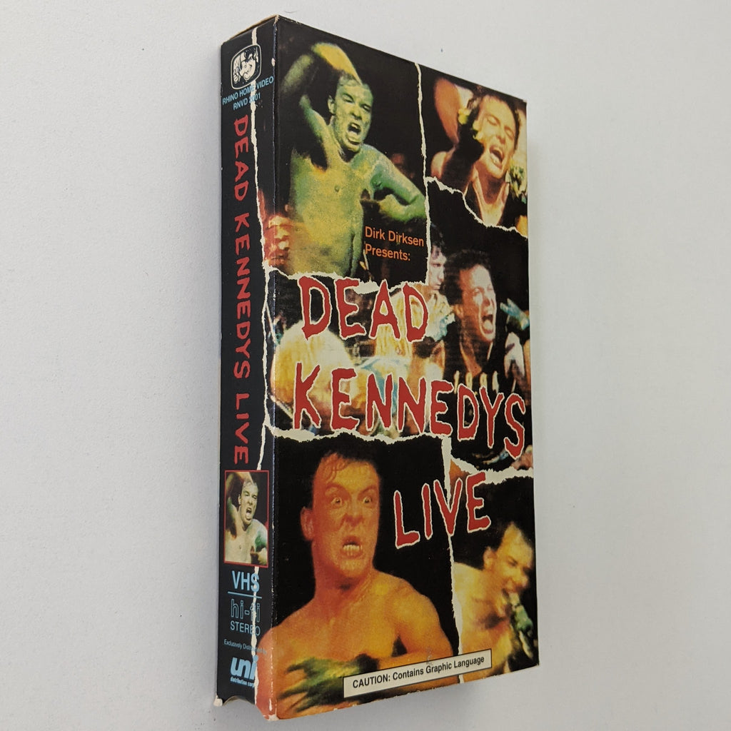 Dead Kennedys Live (1984) Music VHS — product photograph