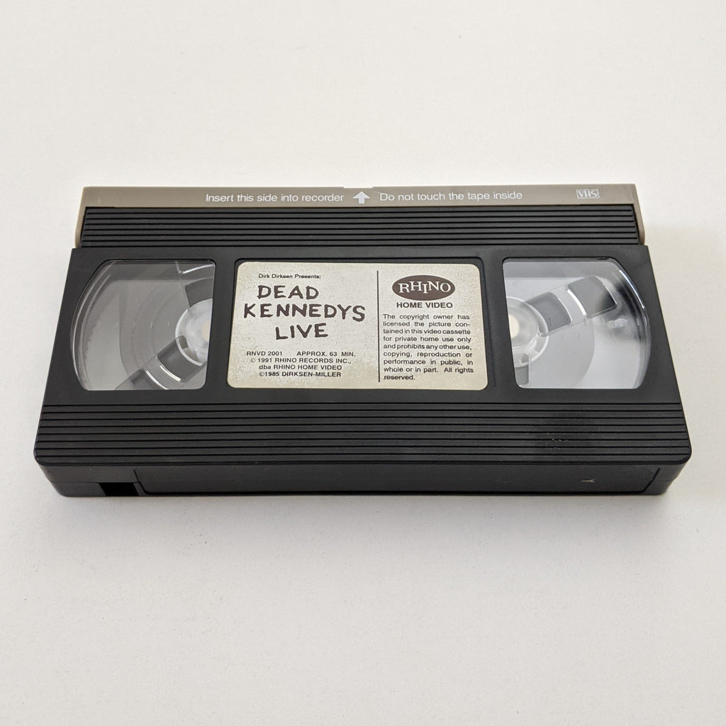 Dead Kennedys Live (1984) Music VHS — product photograph