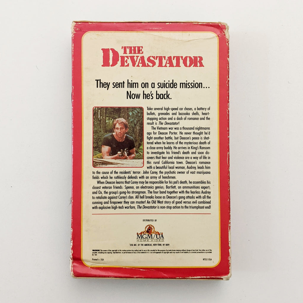 Devastator, The (1985) North American VHS — product photograph