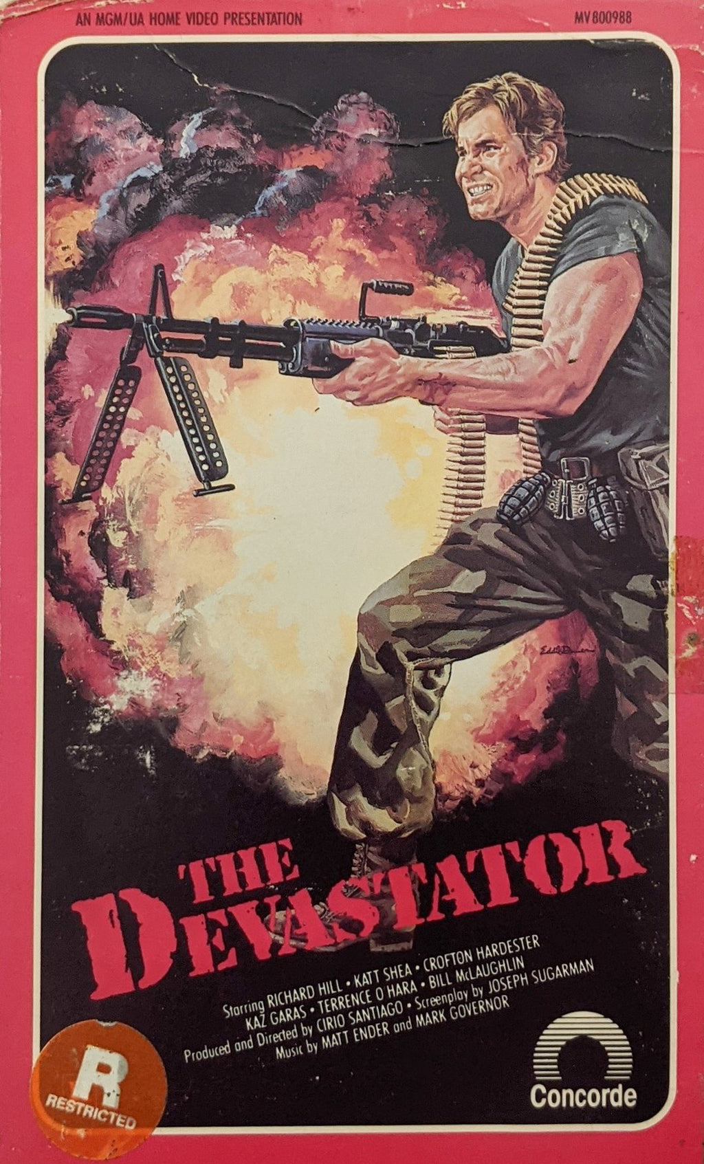 Devastator, The (1985) North American VHS — product photograph