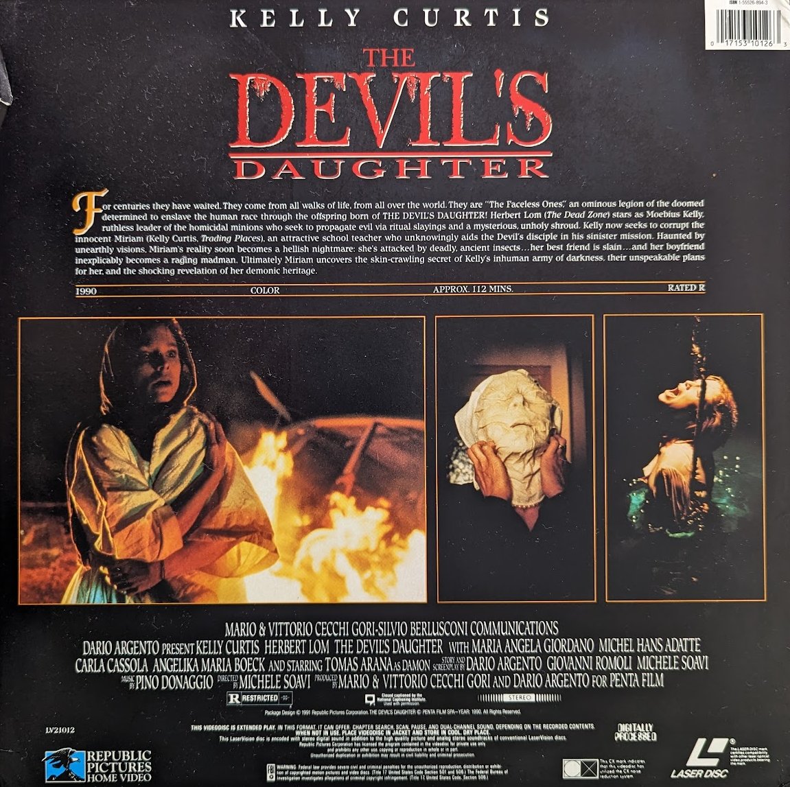 Devil's Daughter, The (1991) North American Laserdisc