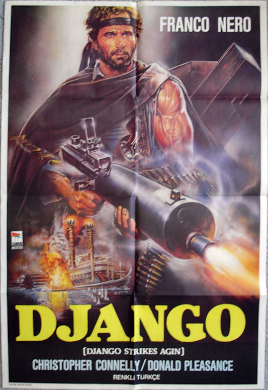 DJANGO STRIKES AGAIN - Turkish poster