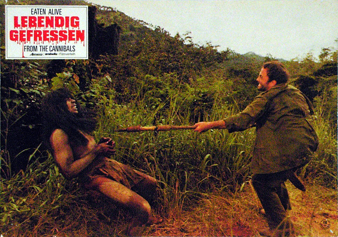 EATEN ALIVE! - German lobby card v03