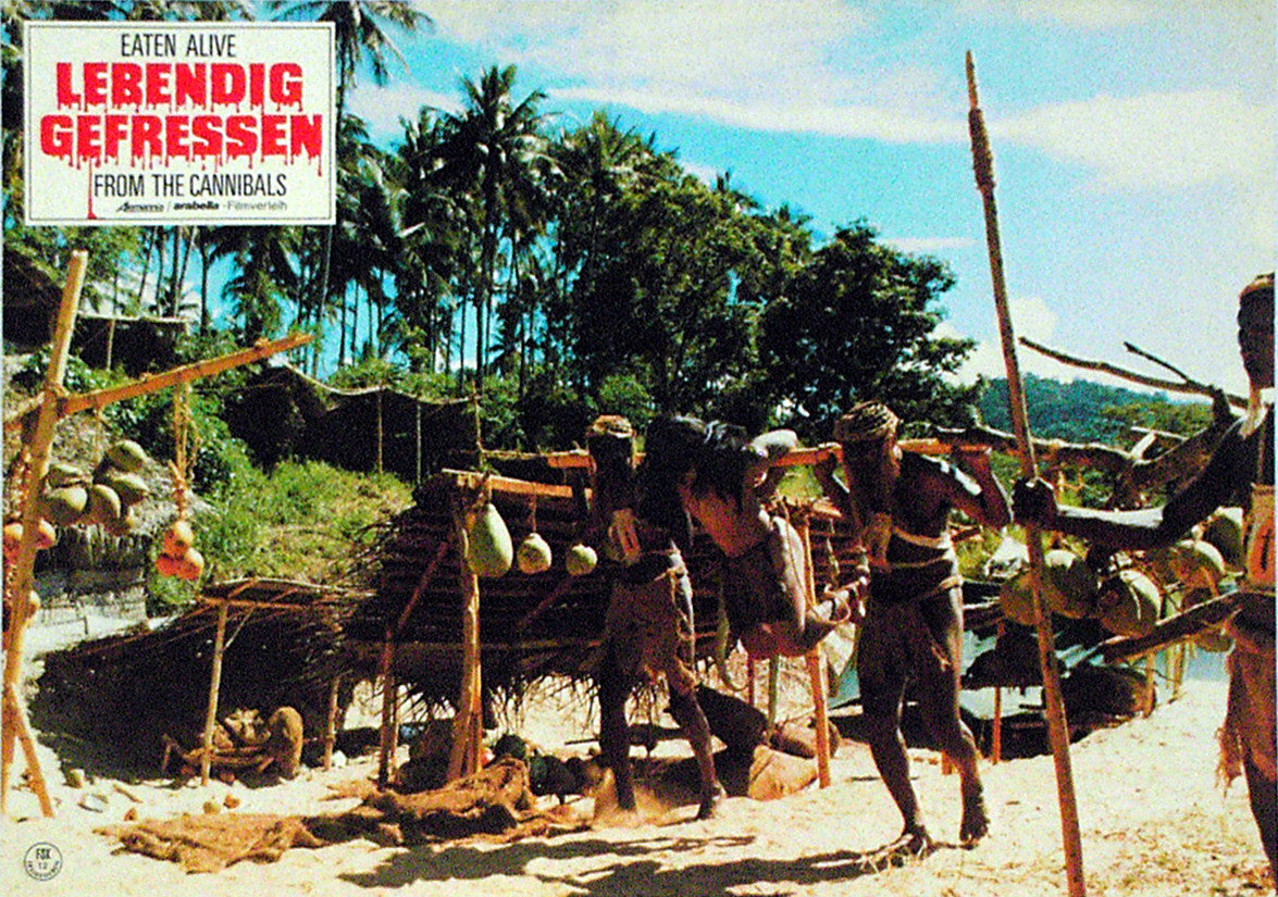 EATEN ALIVE! - German lobby card v09