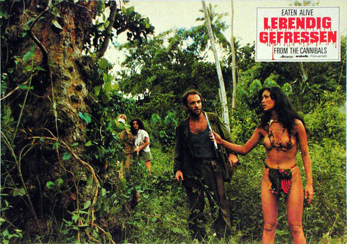 EATEN ALIVE! - German lobby card v10