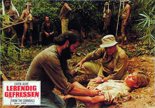 EATEN ALIVE! - German lobby card v17