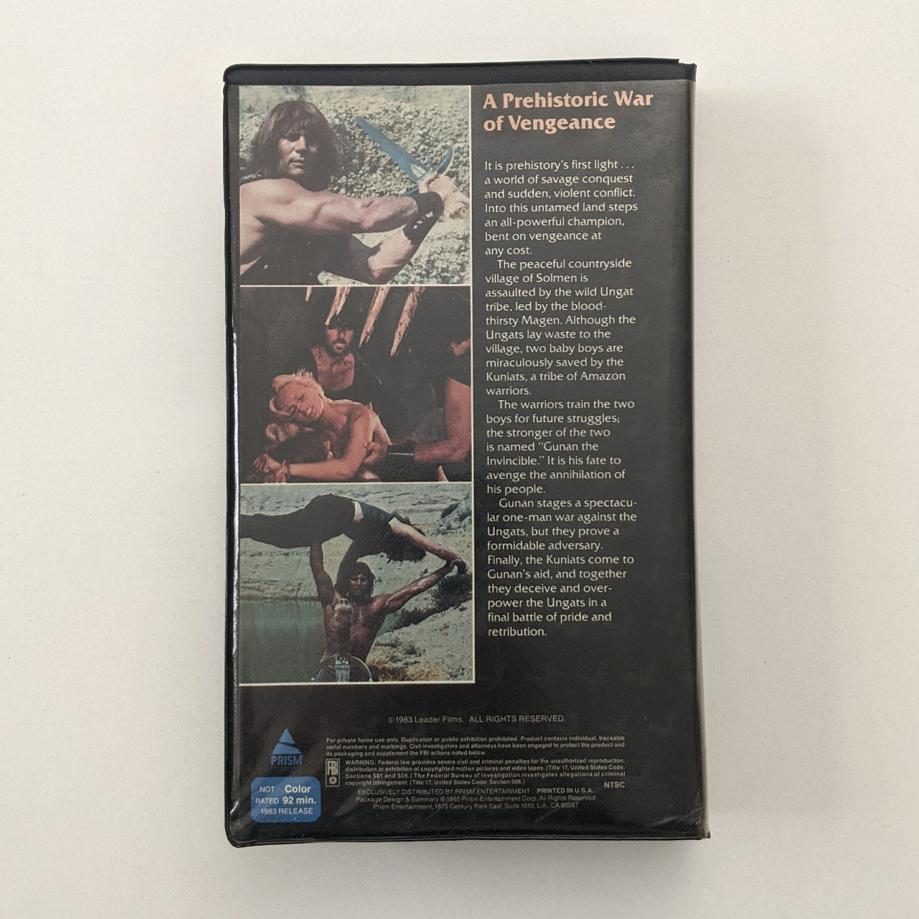 Invincible Barbarian, The (1982) North American VHS
