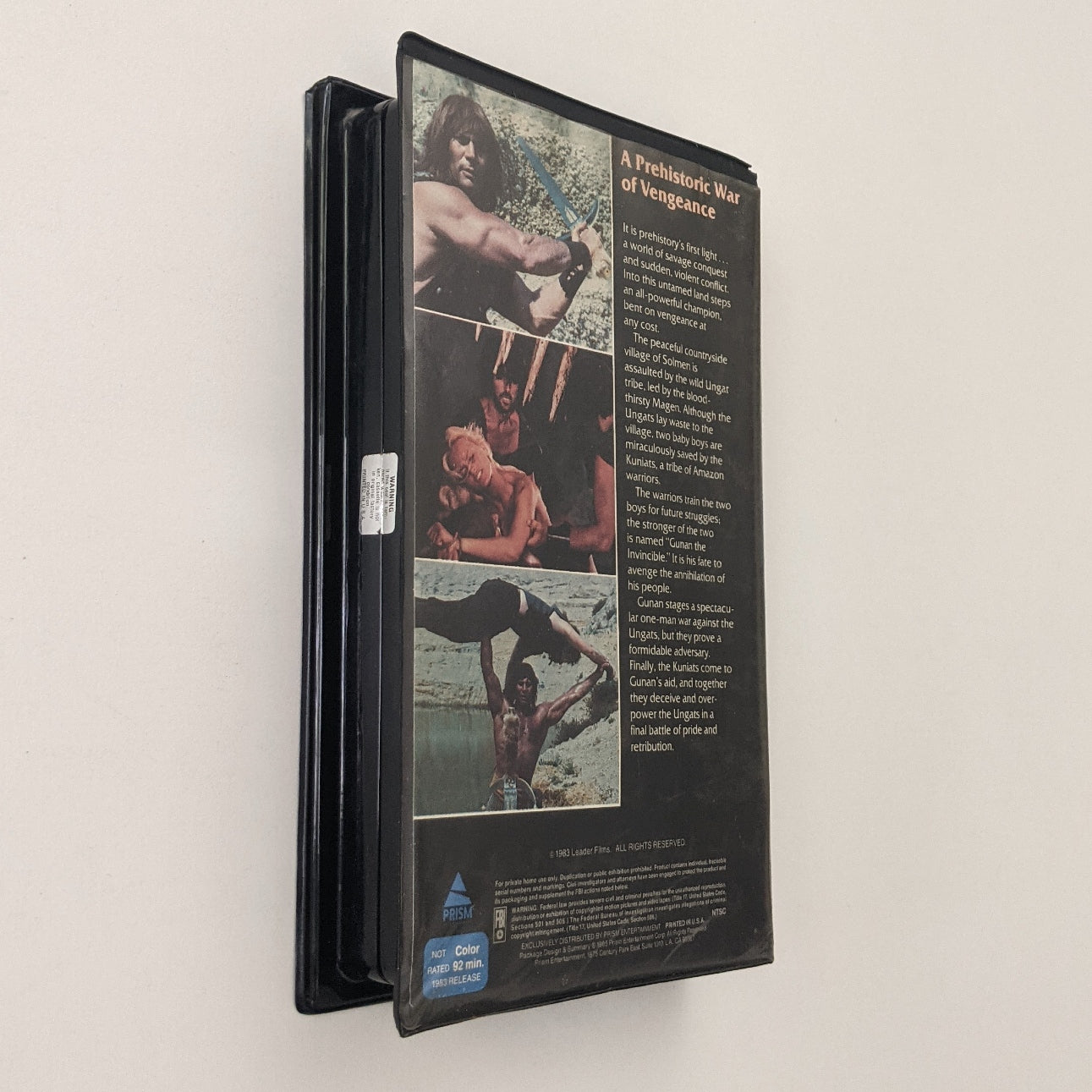 Invincible Barbarian, The (1982) North American VHS