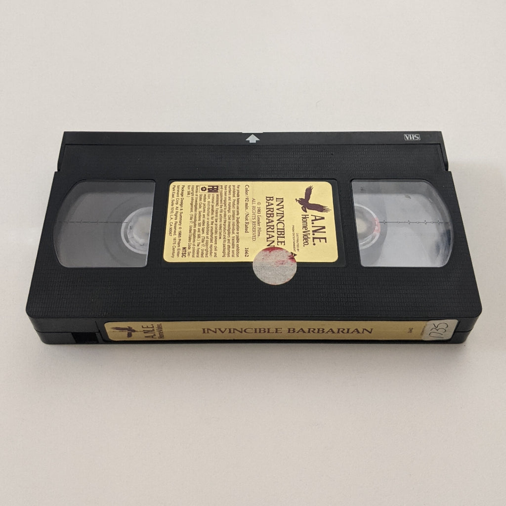Invincible Barbarian, The (1982) North American VHS