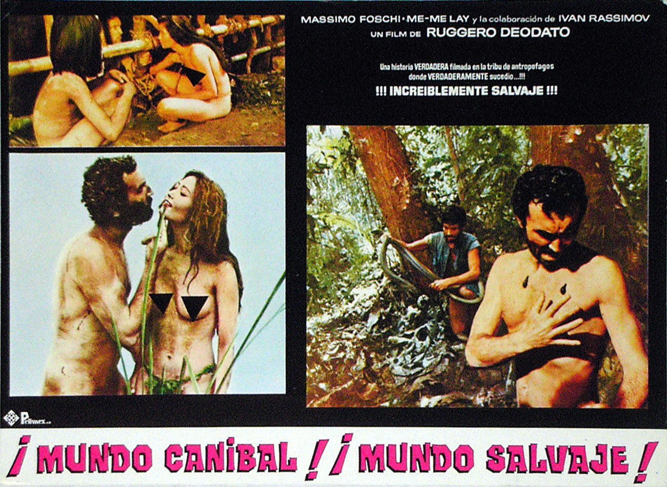 JUNGLE HOLOCAUST - Spanish lobby card v1