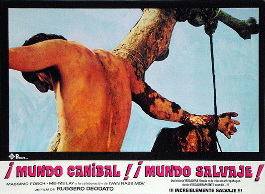 JUNGLE HOLOCAUST - Spanish lobby card v3