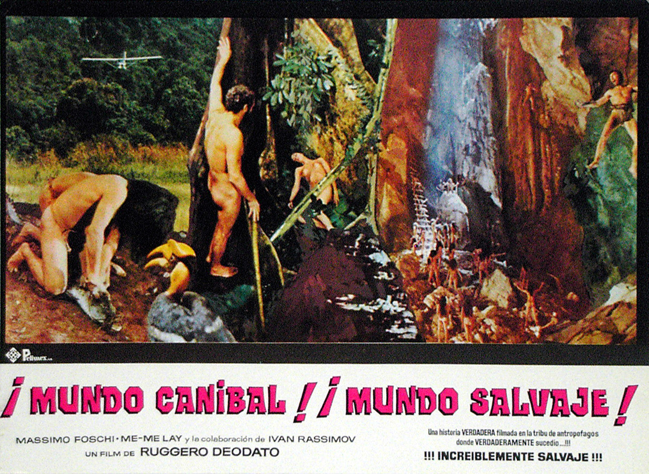 JUNGLE HOLOCAUST - Spanish lobby card v6