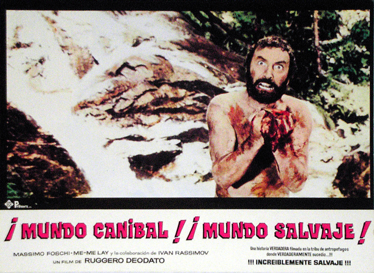 JUNGLE HOLOCAUST - Spanish lobby card v7