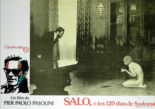 SALO: 120 DAYS OF SODOM - Spanish lobby card v09