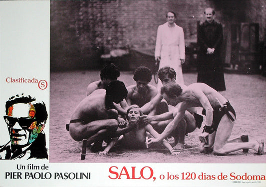 SALO: 120 DAYS OF SODOM - Spanish lobby card v11