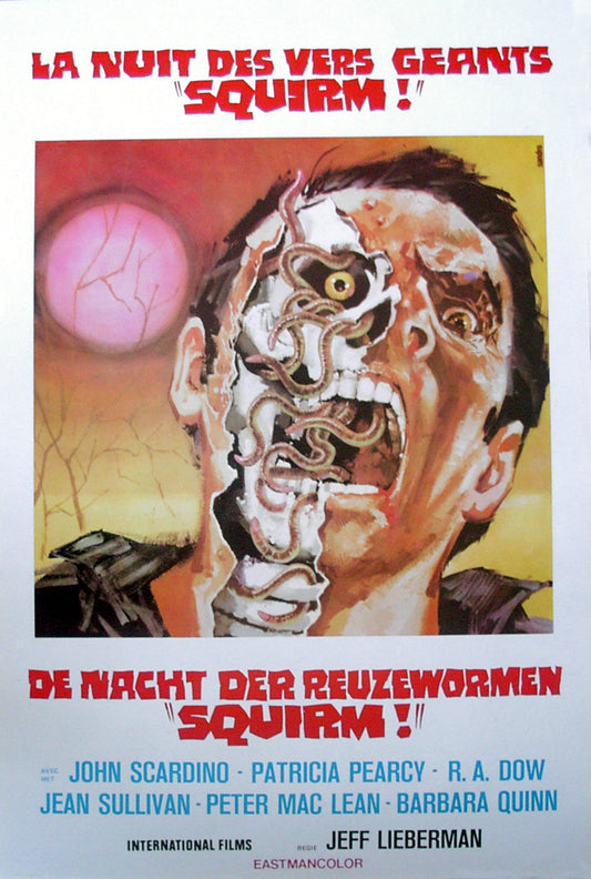 SQUIRM - Belgian poster