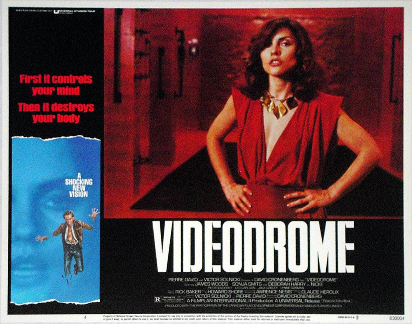 VIDEODROME - US lobby card v4